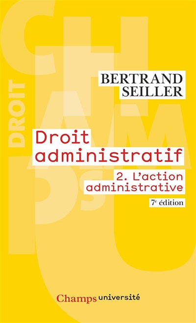 droit administratif tome 2 - B.SEILLER