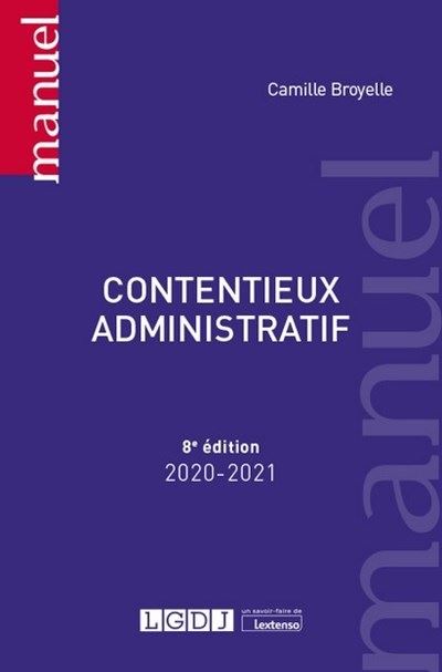couverture Contentieux administratif - 8e édition