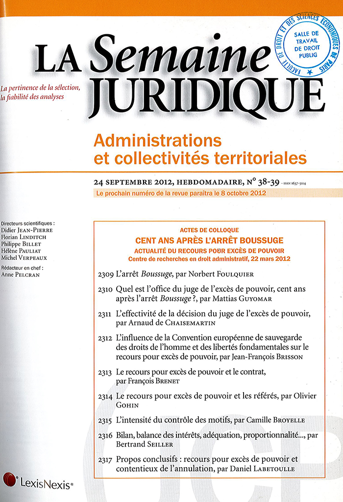 couverture JCP 2012 couverture JCP 2012