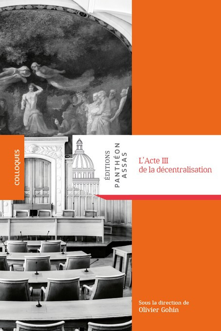 couverture L'Acte III de la décentralisation